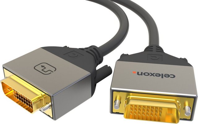Bild von Celexon DVI Dual Link Kabel Computer-Kabel, (150 cm), Professional Line, 4K, 1,5m, schwarz