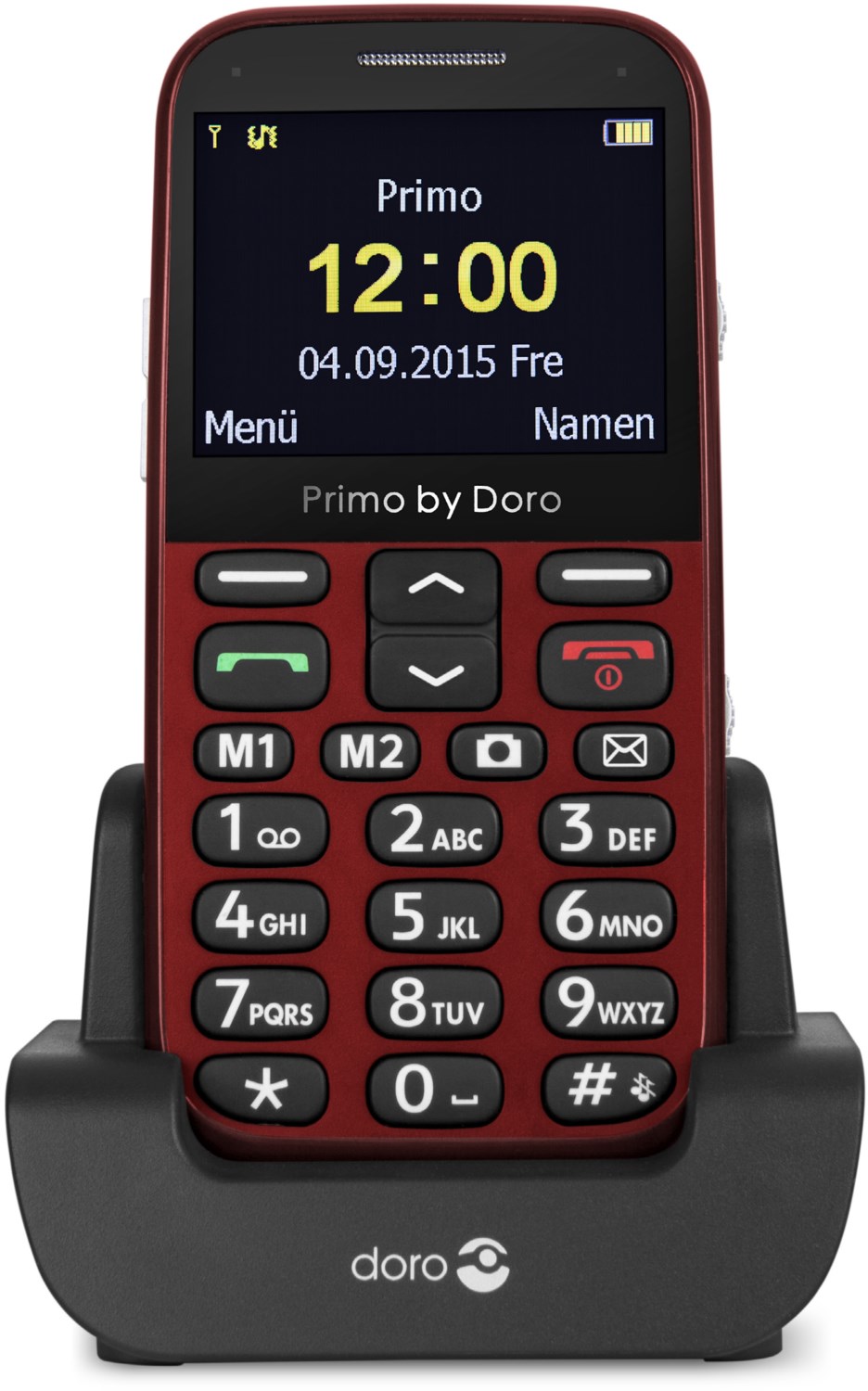 Bild von Doro Primo 366 - Mobiltelefon - GSM - 320 x 240 Pixel - TFT - 0,3 MP - Rot