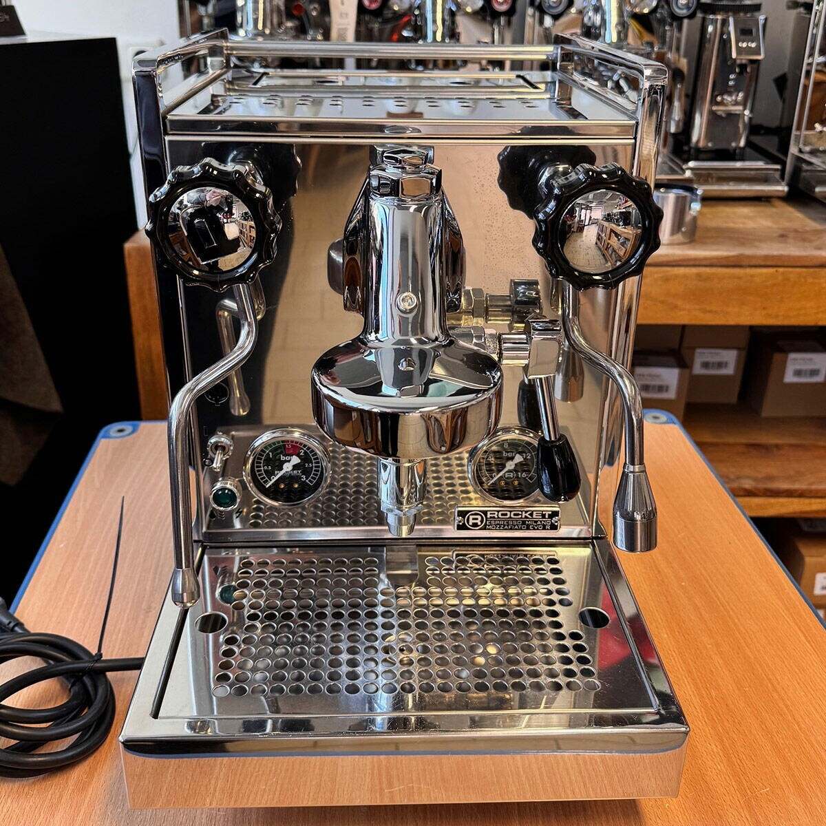 Bild von Rocket Mozzafiato Cronometro R Shottimer Espressomaschine