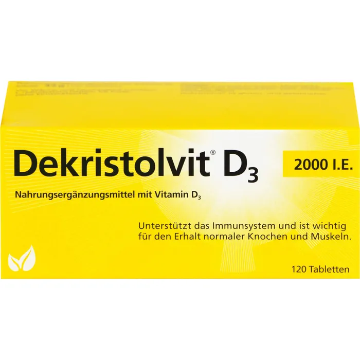 Bild von Hübner Dekristolvit D3 2.000 I.E. Tabletten (120 Stk.)