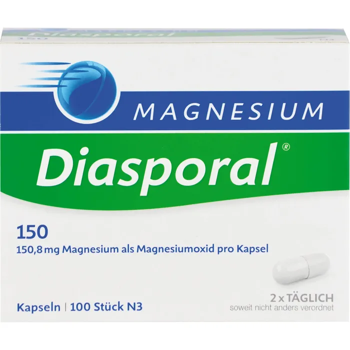 Bild von MAGNESIUM DIASPORAL 150 Kapseln 100 St.