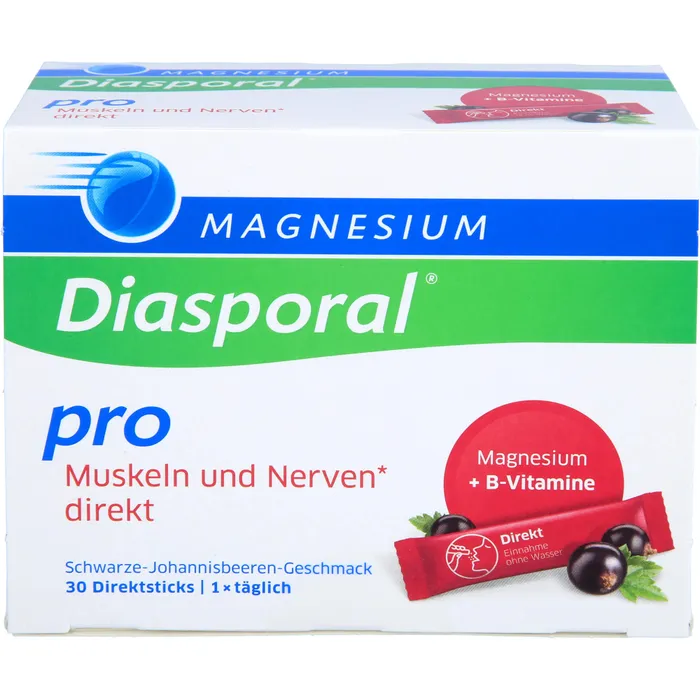 Bild von Magnesium Diasporal Pro Muskeln und Nerven direkt Direktgranulat 30 Sticks - Für deine Muskeln und Nerven