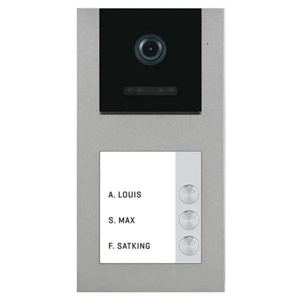 Bild von BALTER EVO-AP Grau RFID 2-Draht BUS Türstation für 3 Teilnehmer 120° Weitwinkelkamera