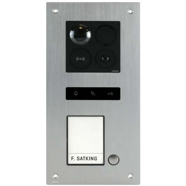 Bild von BALTER ERA Silber RFID 2-Draht BUS IP Türstation für 1 Familienhaus 150° Weitwinkelobjektiv