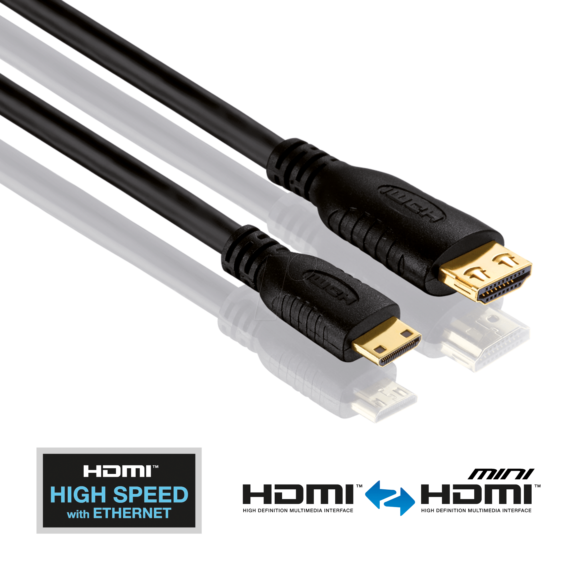 Bild von PureLink PureLink® - HDMI/Mini HDMI Kabel - PureInstall 3,00m HDMI-Kabel