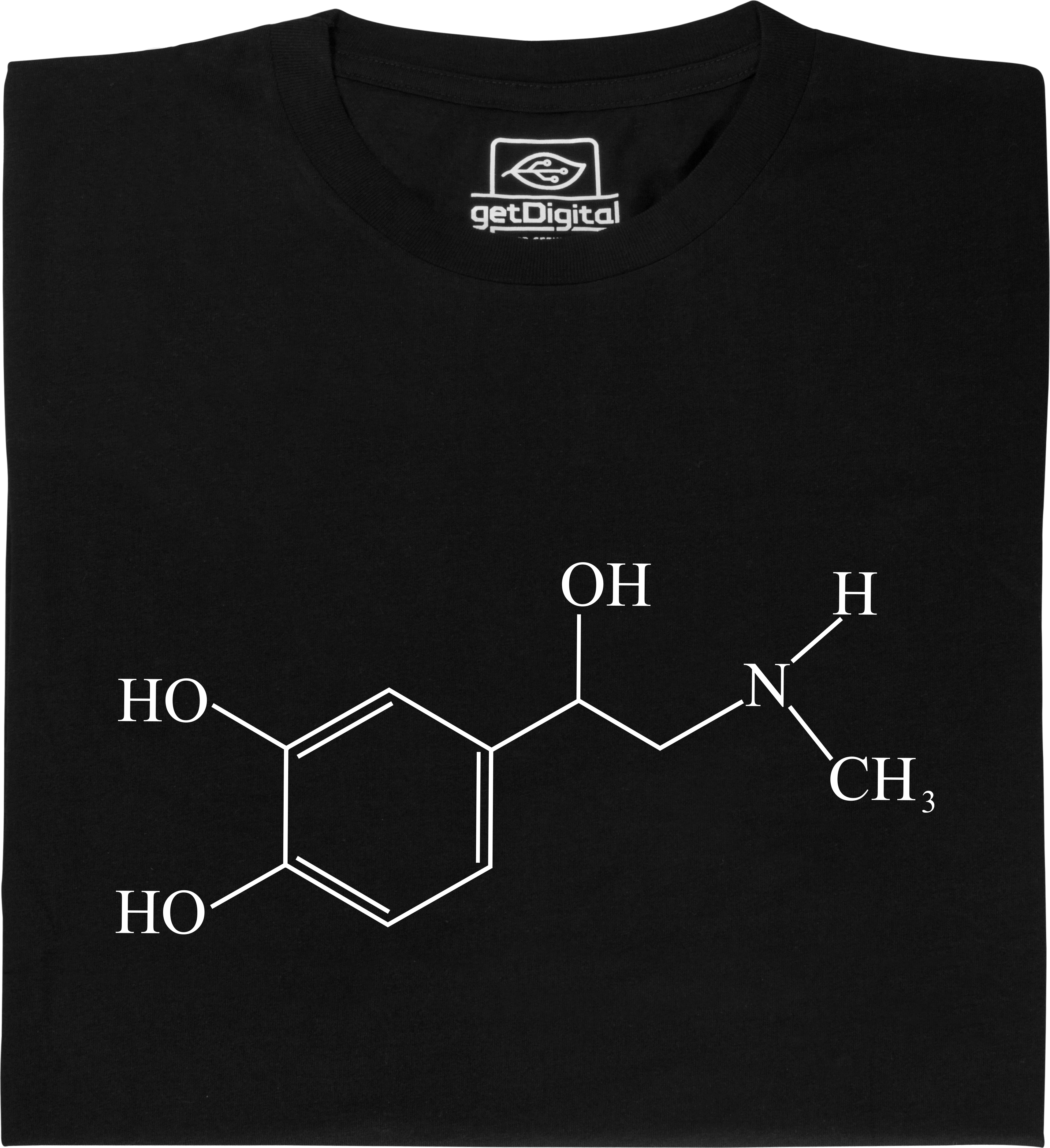 Bild von Fair gehandeltes Öko-T-Shirt: Adrenalin Molekül
