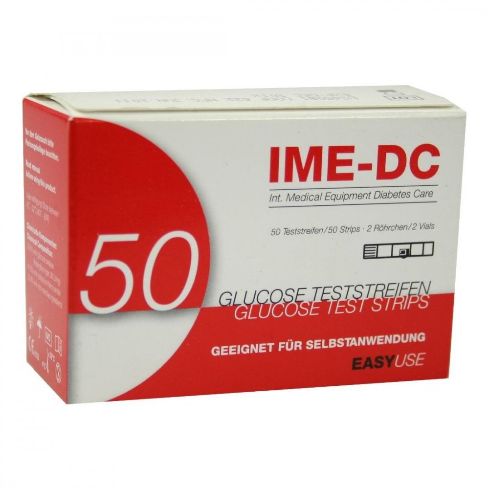 Bild von Ime Dc 50 Blutzuckerteststreifen - Blutzuckerteststreifen
