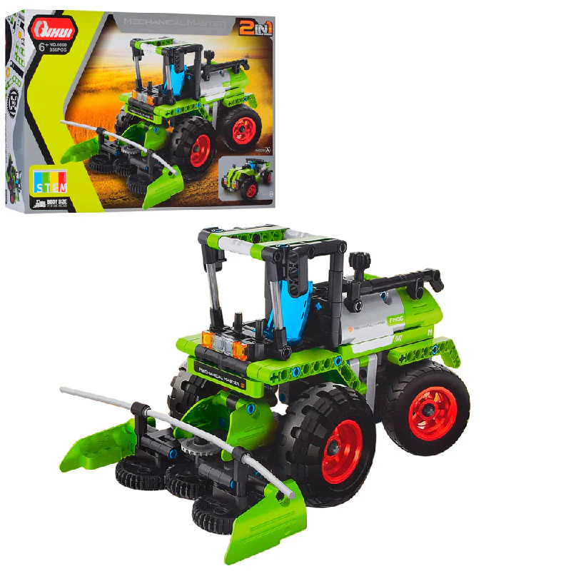 Bild von Qihui 6806 - Technic Mähdrescher Traktor 2in1 Modell - 335 Klemmbausteine
