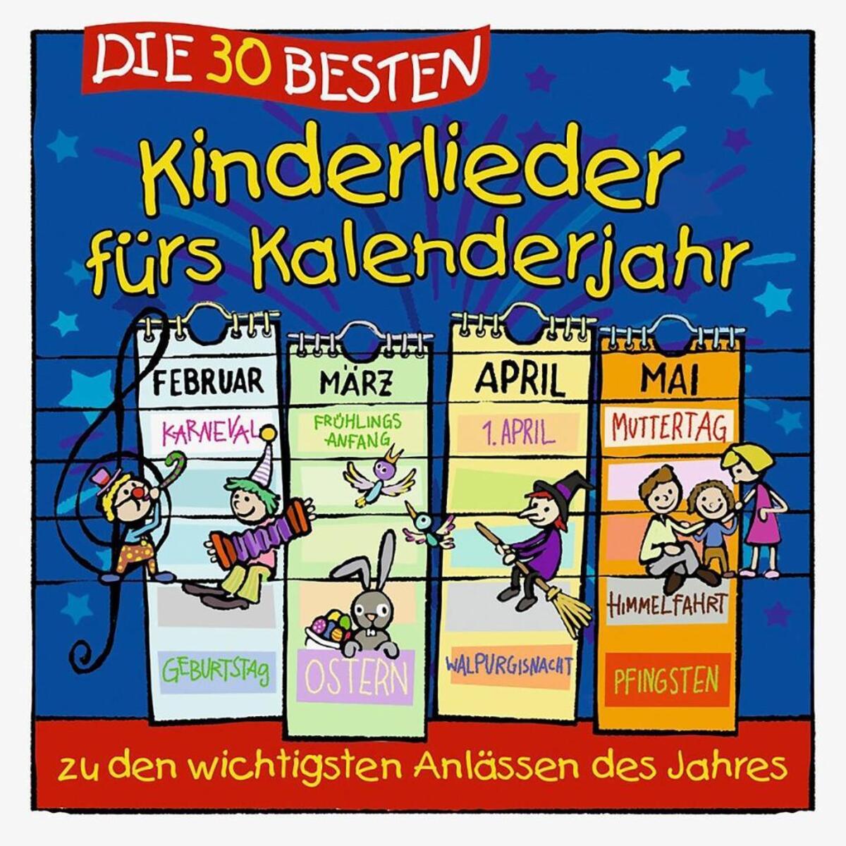 Bild von Die 30 besten Kinderlieder fürs Kalenderjahr
