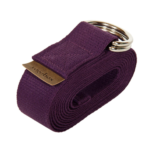 Bild von yogabox Yogagurt mit Verschluss aus zwei D-Ringen