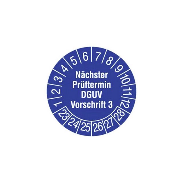 Bild von HT Instruments Spannungsprüfer HT Instruments 2002270 Prüfplaketten 30mm Sicherheitsprüfplaketten 1, (Prüfplaketten 30mm)