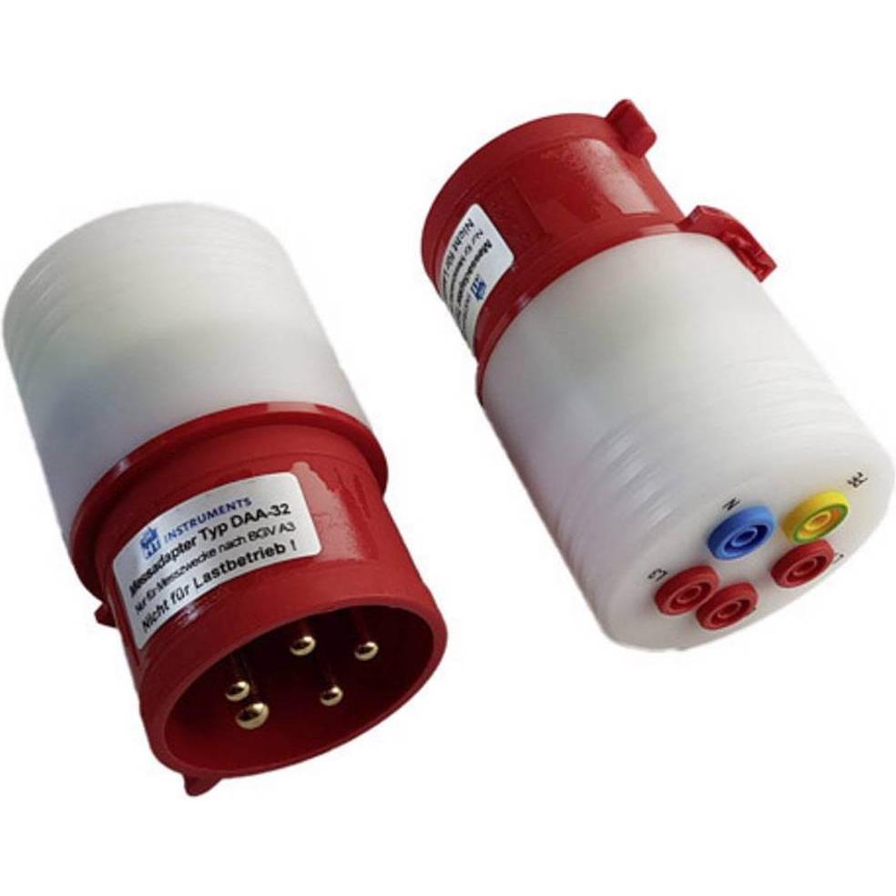 Bild von HT Instruments Messadapter CEE 32A (CEE 5 Pol Stecker mit Anschlussbuchsen) (Messleitung), Messtechnik