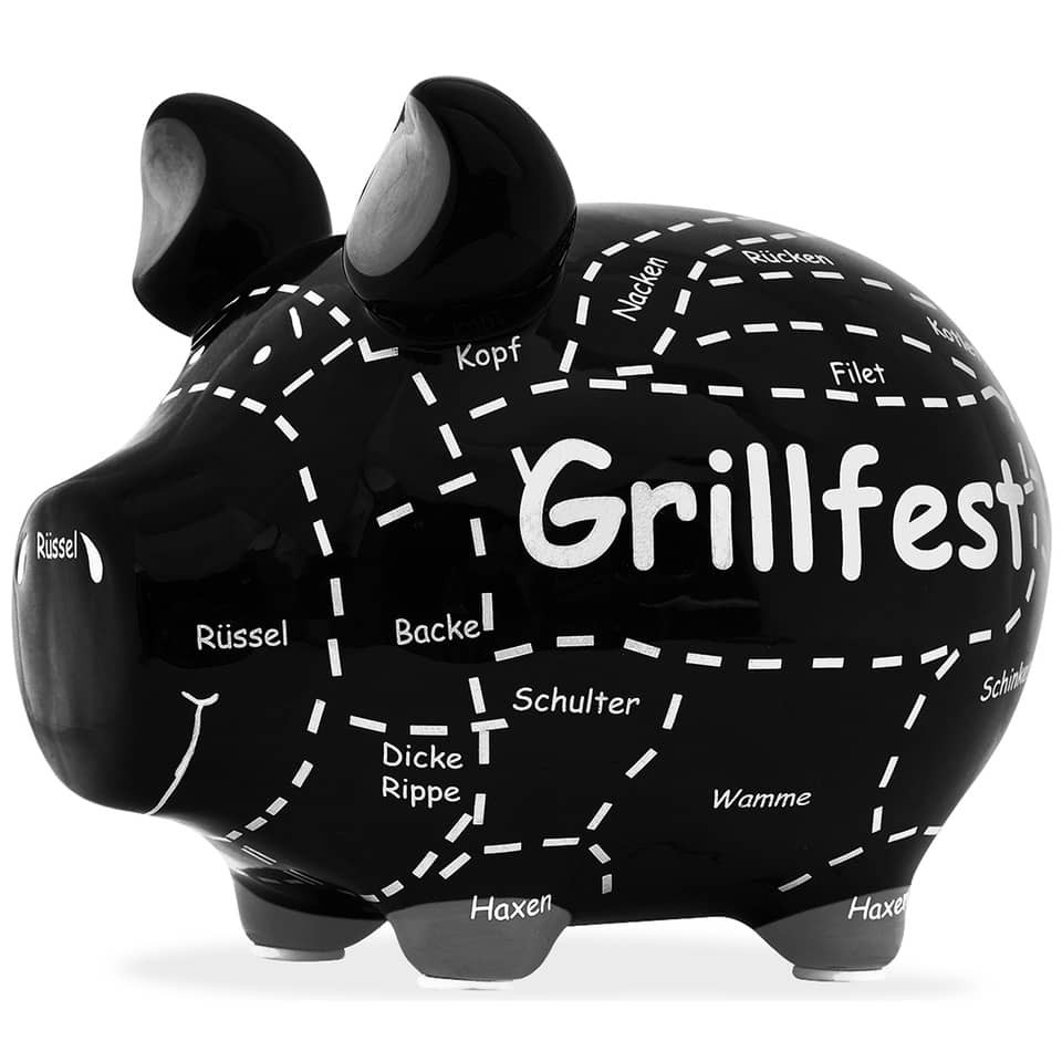 Bild von Sparschwein Keramik Grillfest