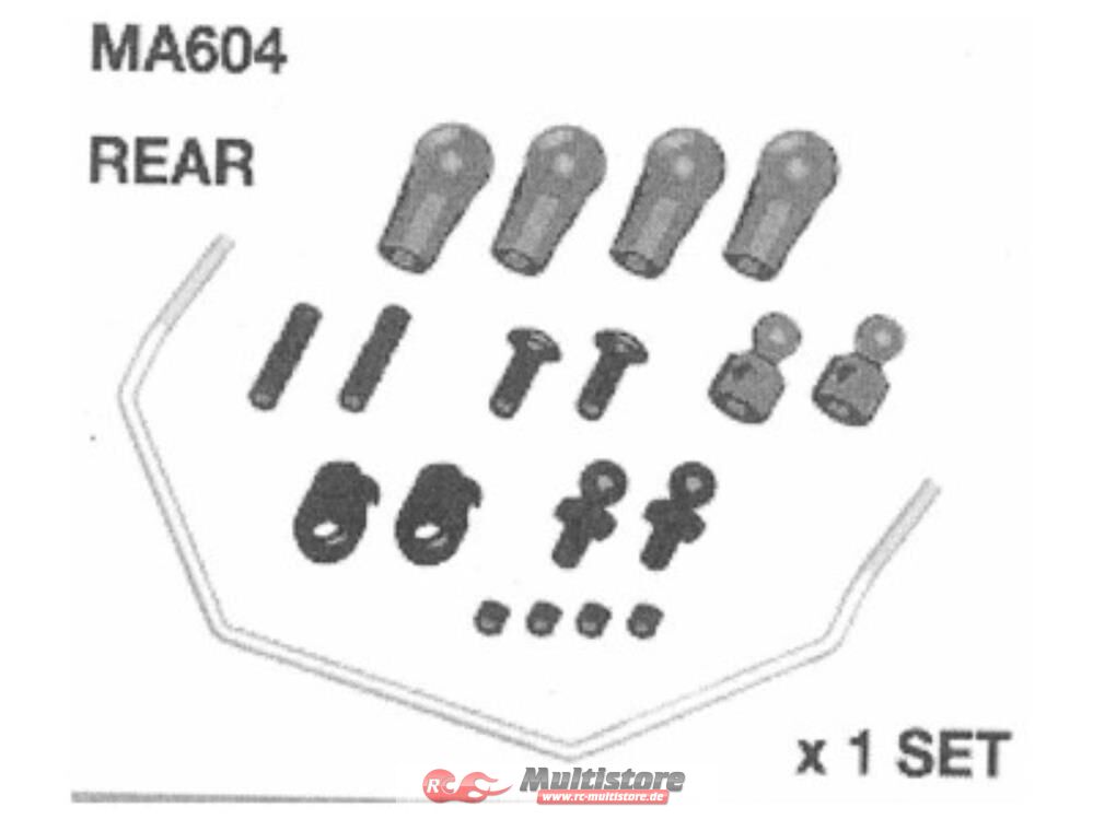 Bild von AMEWI MA604-b Rear Antiroll Bar Set AM10SC / 009-MA604-B