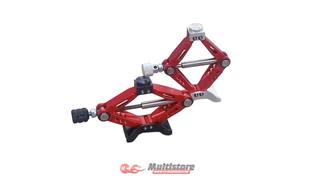 Bild von AMEWI Scale Wagenheber Alloy Set 2St rot / schwarz / 010-24661