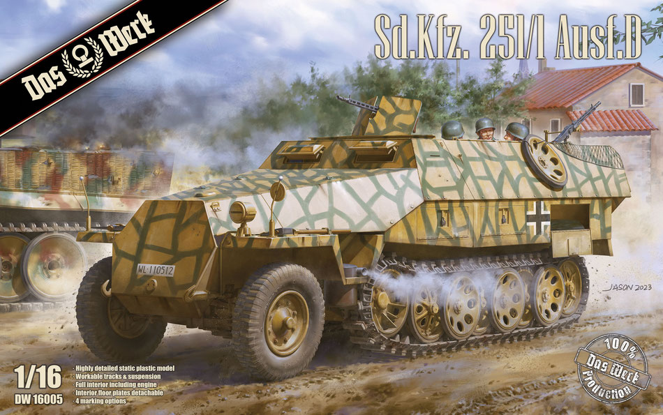 Bild von Das Werk Sd. Kfz. 251/1 Ausf.D 1/16 German DW16005