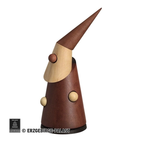 Bild von Seiffener Volkskunst Räuchermännchen Weihnachtsmann Natur (22 cm)