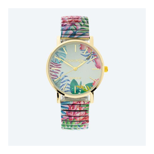 Bild von ChocoMoon Damenuhr 'Pink Pineapple' Zugband