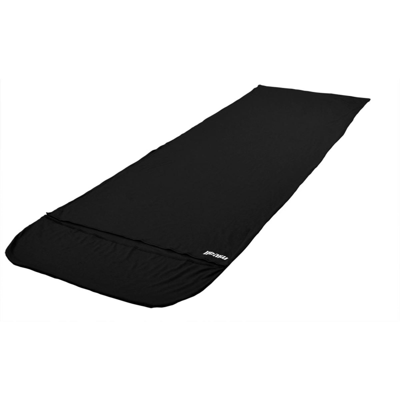 Bild von Mivall Inlett Decke Jersey 225x75cm schwarz Hüttenschlafsack