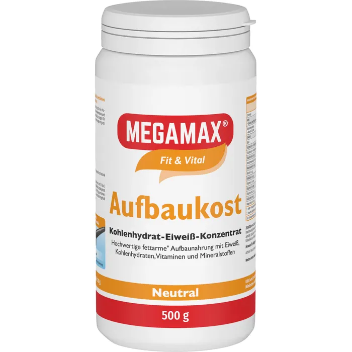 Bild von MEGAMAX Aufbaukost neutral Pulver 500 g