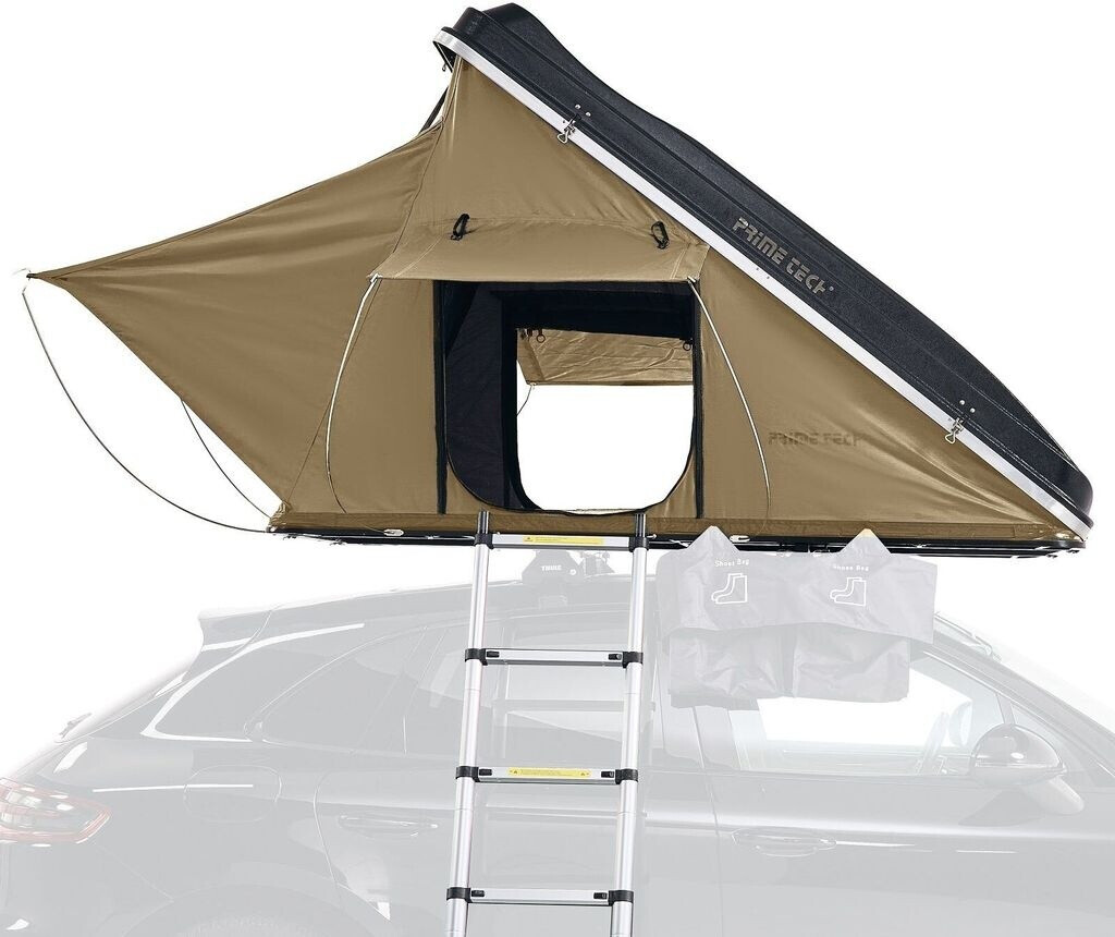 Bild von Prime Tech Hartschalen-Autodachzelt Delta schwarz/beige