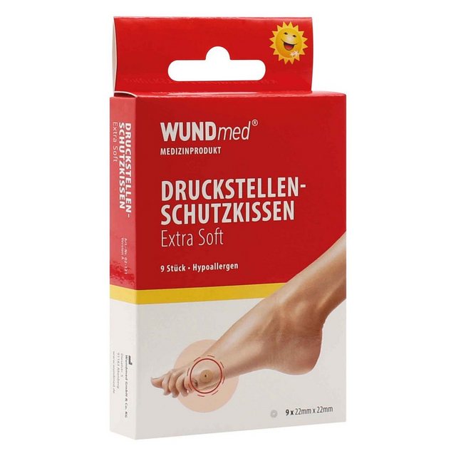 Bild von Wundmed Wundpflaster WUNDmed® Druckstellenschutzkissen extra weich 9 Stück/Packung