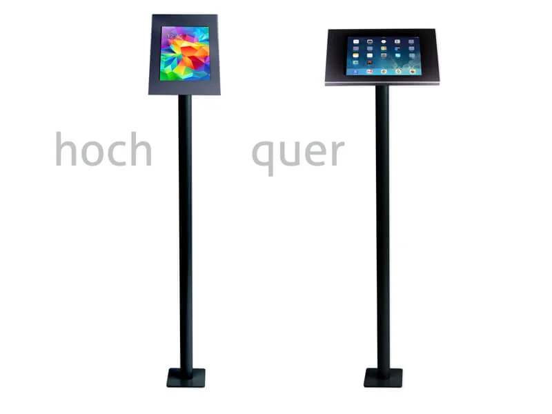 Bild von TabLines TBS003W Tablet Boden Standfuss, weiss, Tablet Halterung, Weiss