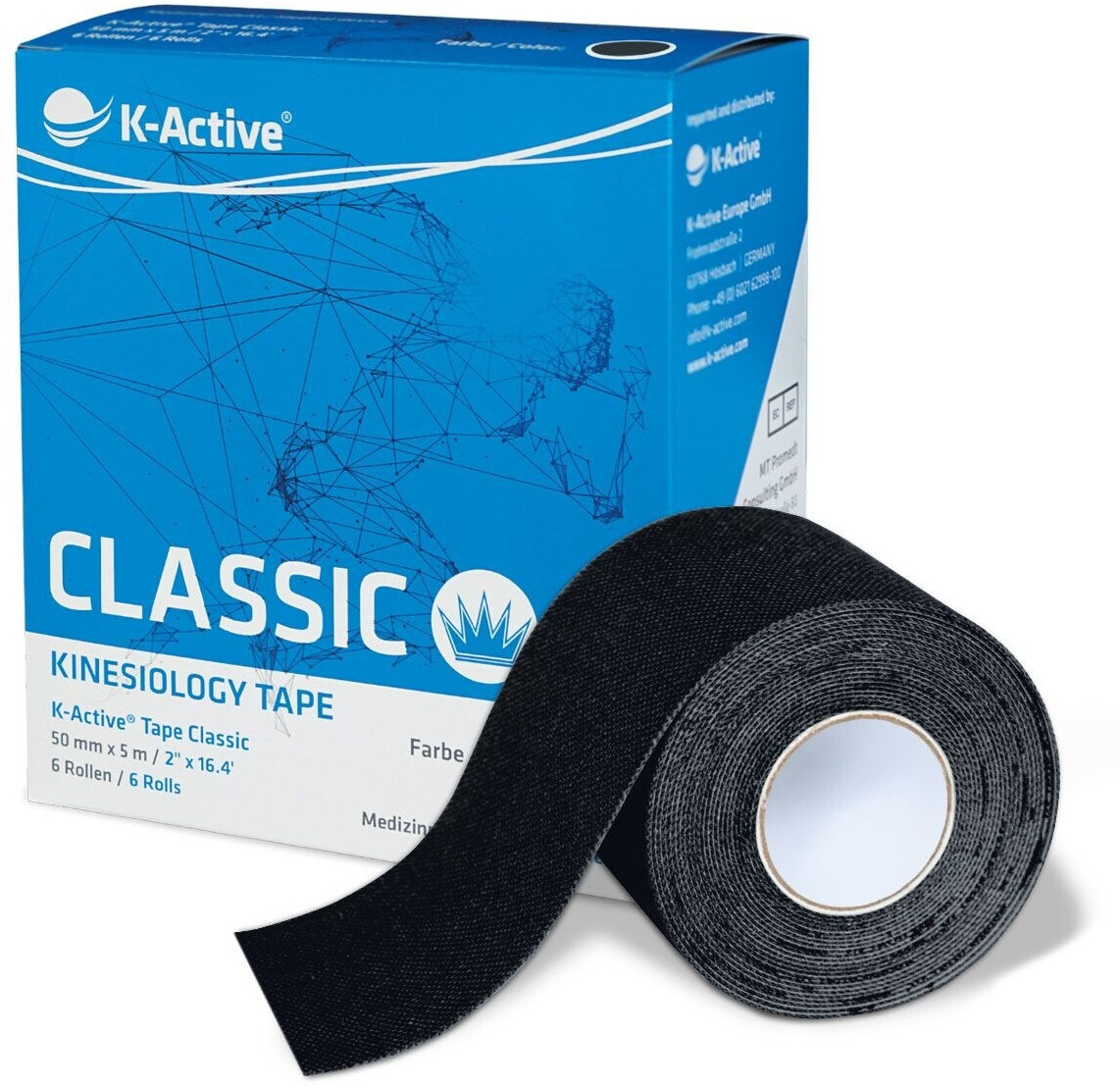 Bild von K-Active Tape Classic 5,0 cm x 5 m beige