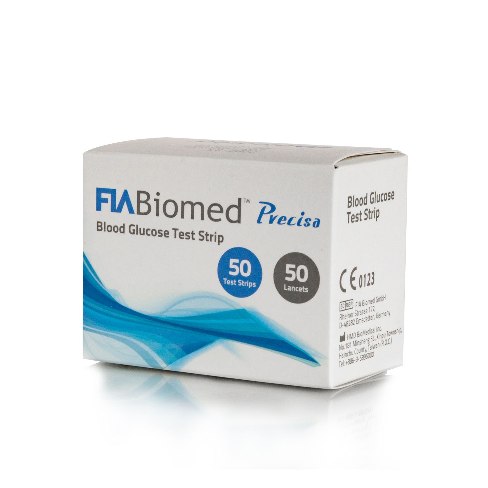 Bild von FIA Biomed Blutzucker-Teststreifen und Lanzetten, 100-St.