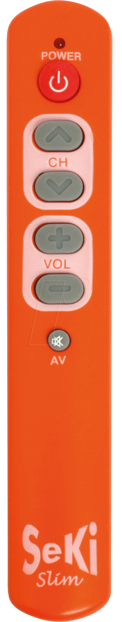 Bild von SEKI SLIM OR - lernfähige Universalfernbedienung, orange