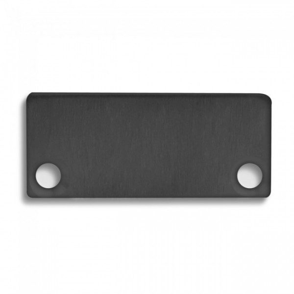 Bild von Endkappe (Paar) E43 Aluminium für Alu-Profil YN4/YN5 - C10