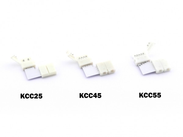 Bild von KCC-25 LED Stripe Adapter 2-polig 90°