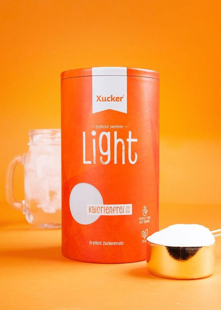 Bild von Xucker Light Erythrit 1kg Dose - kalorienfreier Kristallzucker Ersatz als Vegane & zahnfreundliche Zucker Alternative I zuckerfrei 0 kcal 100% sweet