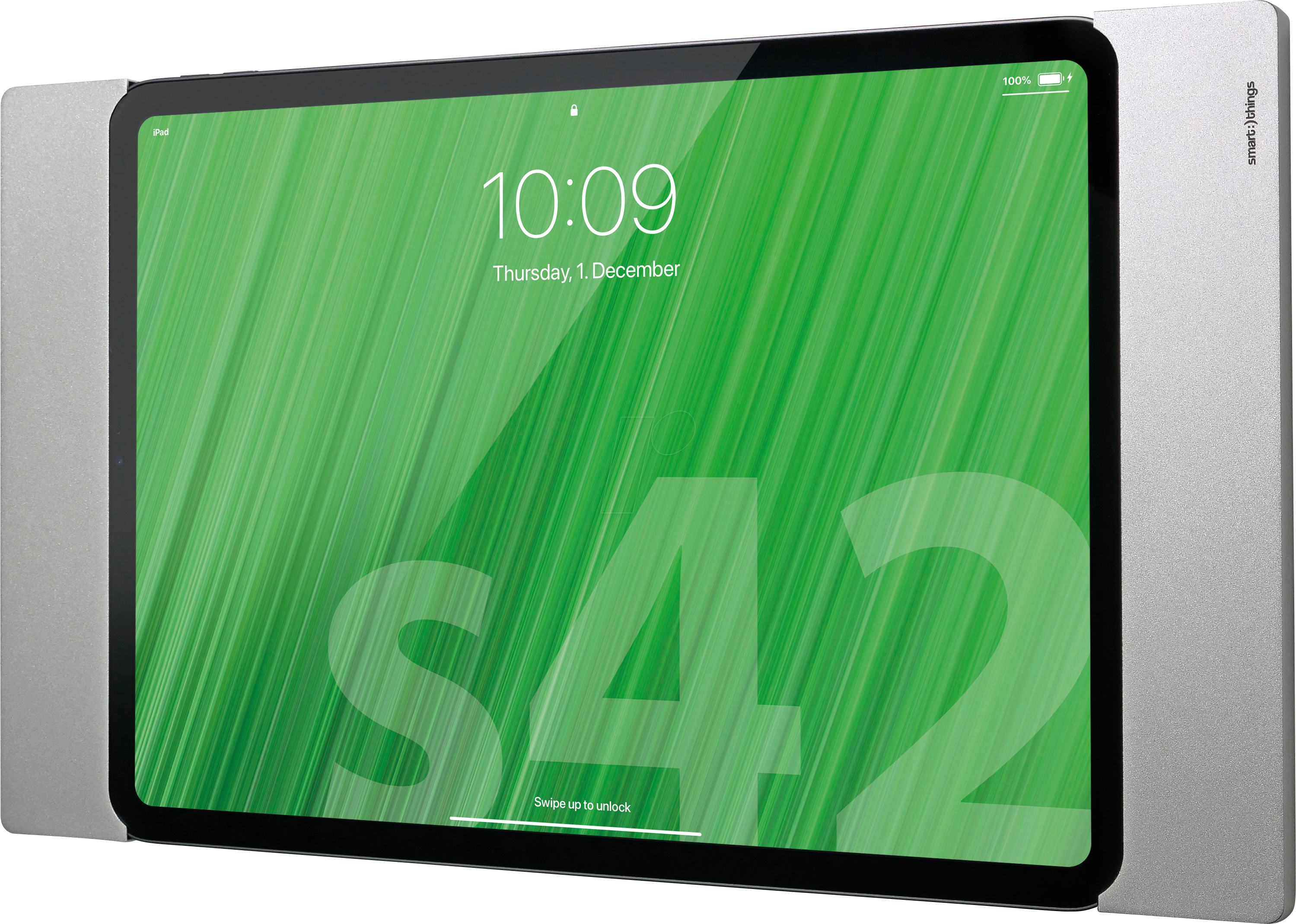 Bild von smart things sDock Fix s42, silber - Wandhalterung/Ladestation für iPad 10. Gen. 10,9, Zoll 2022, Tablet Halterung, Silber