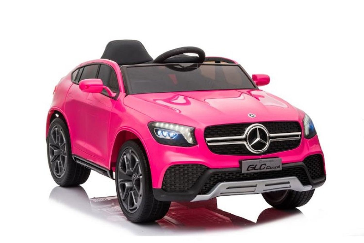 Bild von Elektro-Kinderauto Kinderfahrzeug - Elektro Auto "Mercedes GLC" - lizenziert - Pink