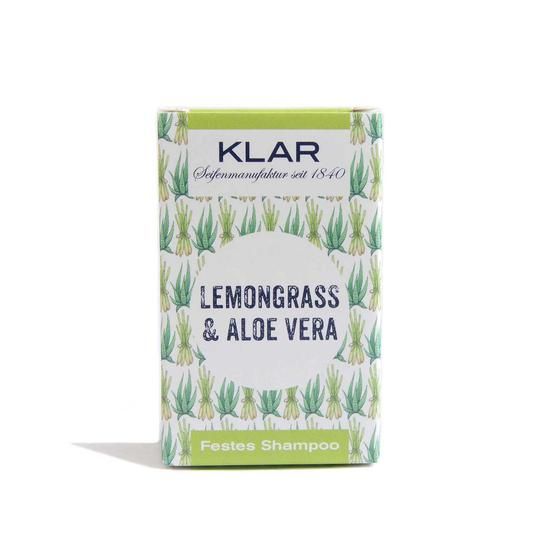 Bild von Klar Seifen festes Shampoo Lemongrass&Aloe Vera 100g (für fettiges Haar), geeignet für fettiges Haar und trockene Spitzen, 11071