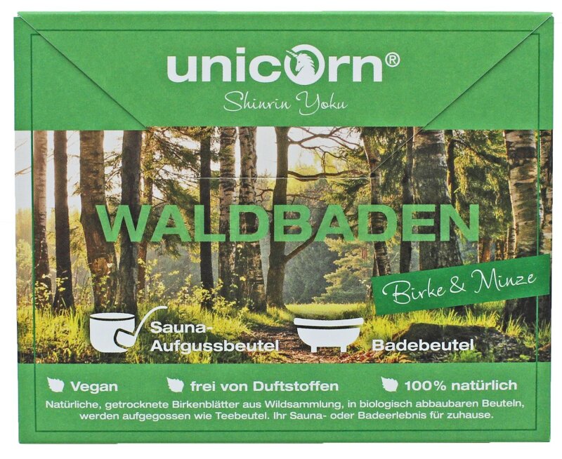 Bild von unicorn® Shinrin Yoku - Waldbaden für zu Hause - Aufgussbeutel, Birke & Minze, 2x 5g