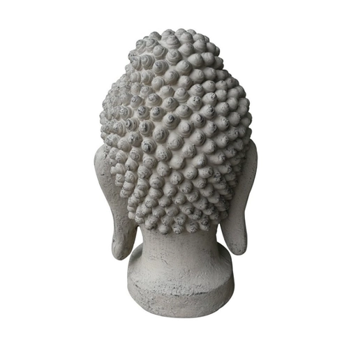 Bild von 7even Buddhafigur Großer Buddha Kopf ca. 47cm – Wetterfester Kunststein für Innen und Außen