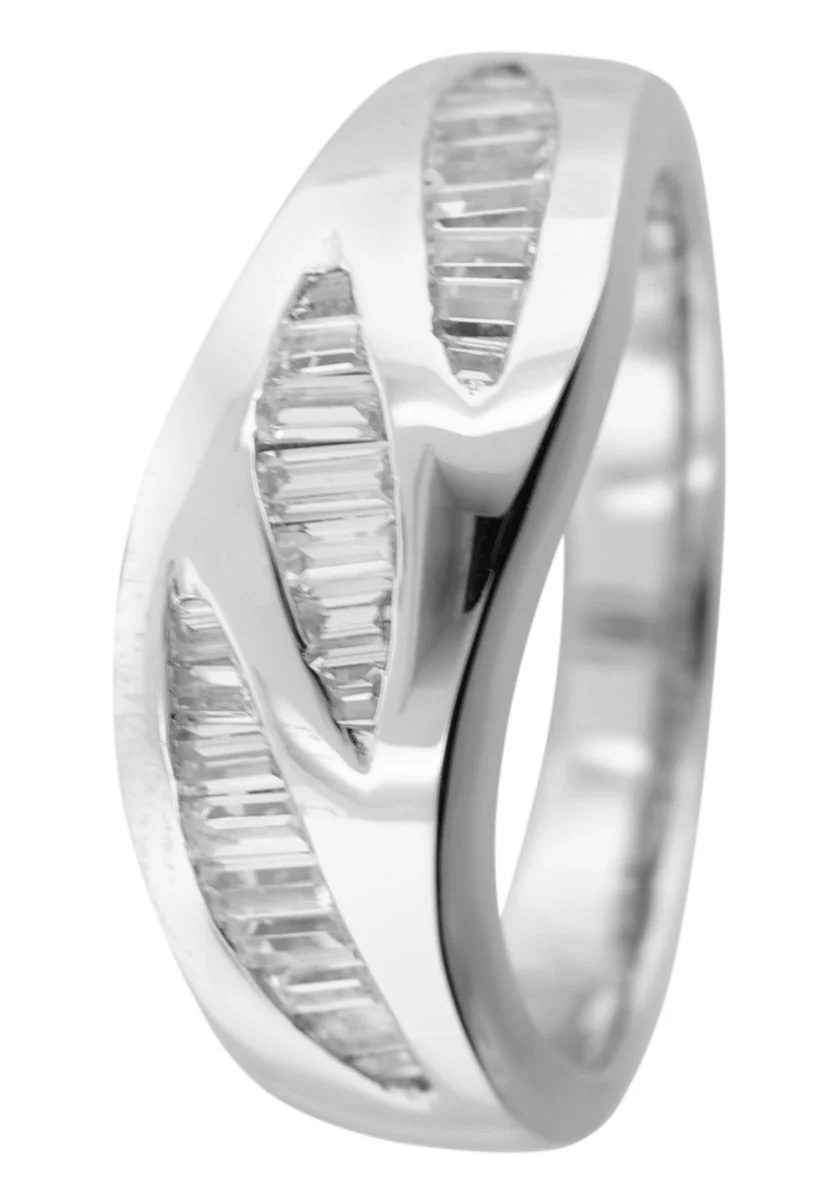 Bild von trendor 80524 Damenring 925 Silber mit Zirkonias