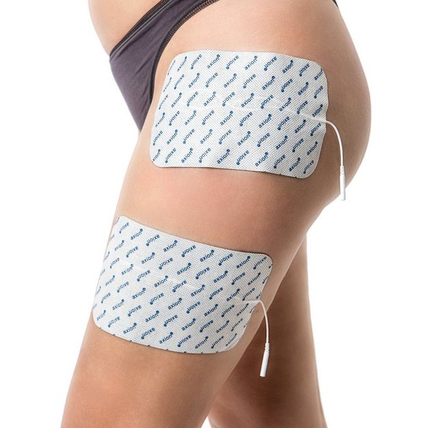 Bild von Axion Elektrodenpads passend zu Prorelax, Promed, axion - 18x11cm, 2mm Steckanschluss, 2 St.,selbstklebende TENS EMS Elektroden für TENS EMS Geräte