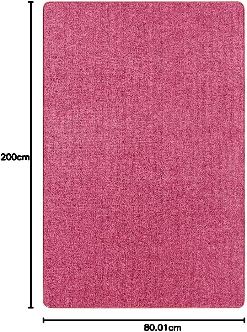 Bild von Hanse Home Nasty Läufer – Flauschiger Kurzflor Teppich Einfarbig Unifarben für Esszimmer, Wohnzimmer, Kinderzimmer, Flur, Schlafzimmer, Küche – Uni Rosa, Pink, 80x200cm