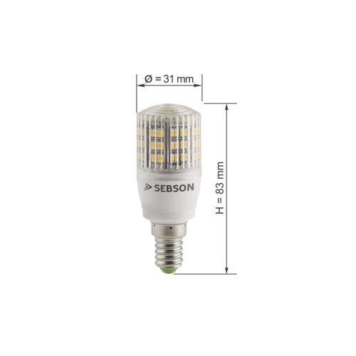 Bild von SEBSON LED-Leuchtmittel E14 LED 3W Lampe – 240 Lumen – warmweiß