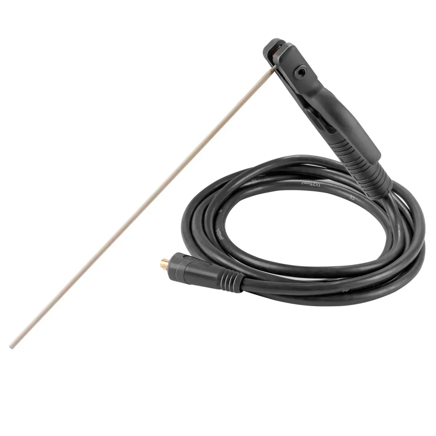 Bild von STAHLWERK MMA ARC Elektrodenhalter 200 A mit 8 m 25 mm² 9 mm Dorn reines Kupfer