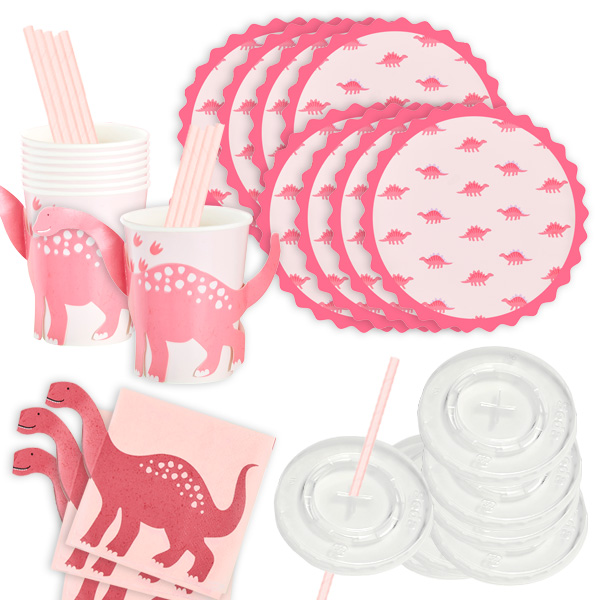Bild von Basicset Dinosaurier in pink, 50-teilig für 8 Kids