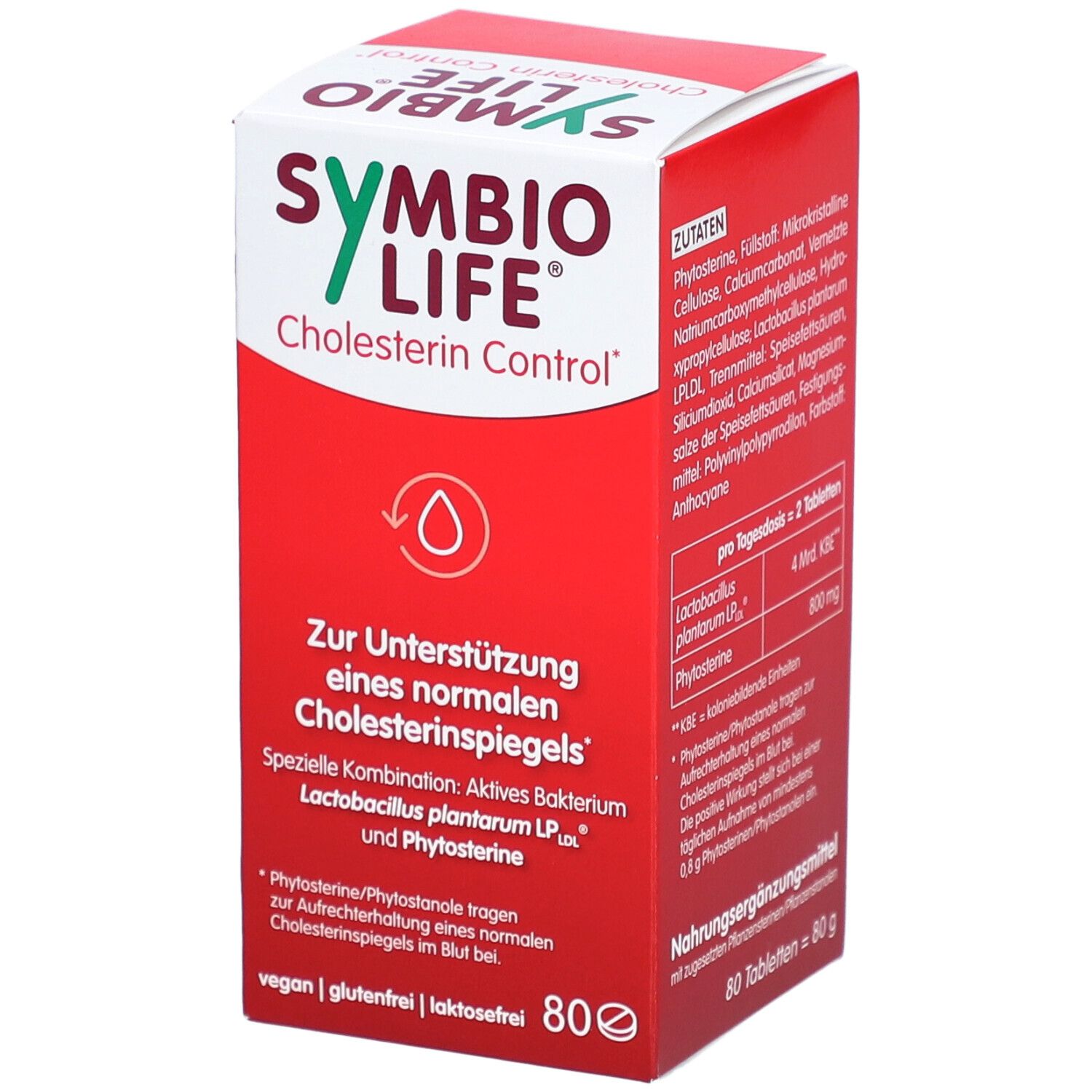 Bild von Symbiolife Cholesterin Control 40 Tabletten - Unterstützt einen normalen Cholesterinspiegel