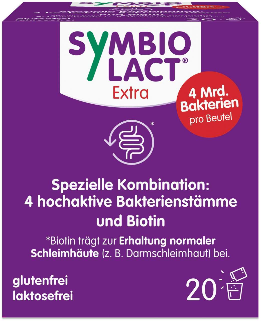 Bild von Symbiolact Extra Pulver 20 Beutel - Zur Nahrungsergänzung