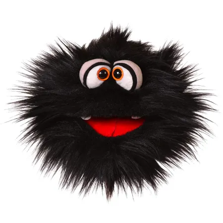 Bild von Living Puppets Handpuppe Living Puppets Handpuppe Kladderradatsch (schwarz) W825 (Packung), Sehr gut geeignet um Geschichten zu erzählen