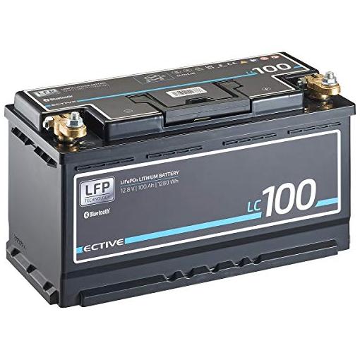 Bild von ECTIVE LC 100 BT 12V LiFePO4 Lithium Versorgungsbatterie 100 Ah (USt-befreit nach §12 Abs.3 Nr. 1 S.1 UStG)