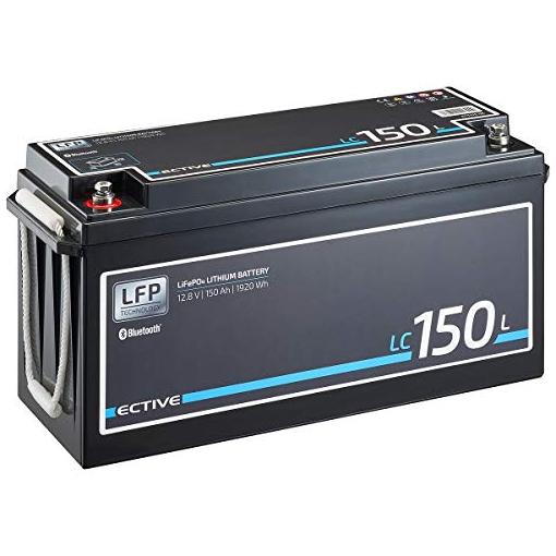 Bild von ECTIVE LC 150L BT 12V LiFePO4 Lithium Versorgungsbatterie 150 Ah