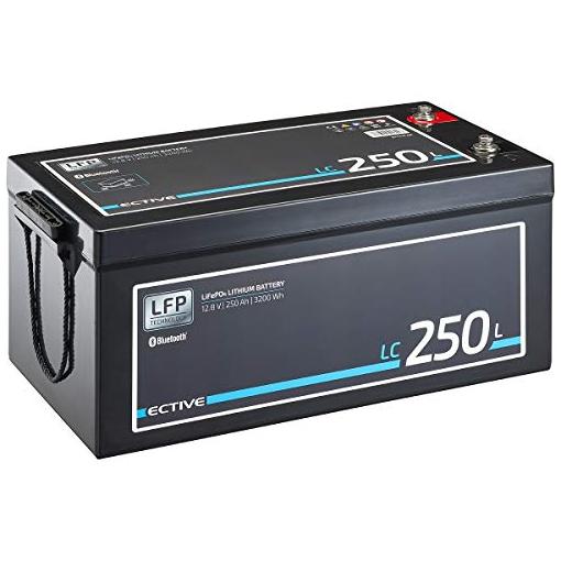 Bild von ECTIVE LC 250L BT 12V LiFePO4 Lithium Versorgungsbatterie 250 Ah (USt-befreit nach §12 Abs.3 Nr. 1 S.1 UStG)